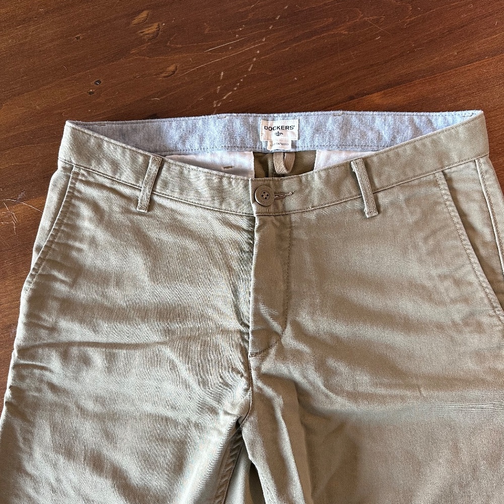 Dockers slim fit chino khaki stretch pant 32x32